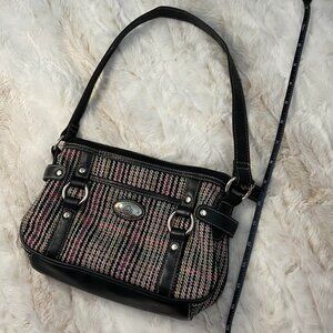 *Sold* Vintage Treviso Multicolor Plaid Handbag🖤